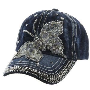 Ladies Butterfly baseball cap.